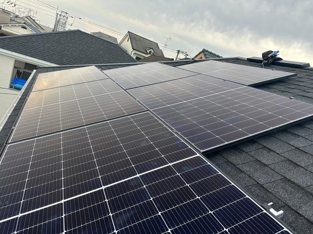 東京都太陽光施工事例工事後